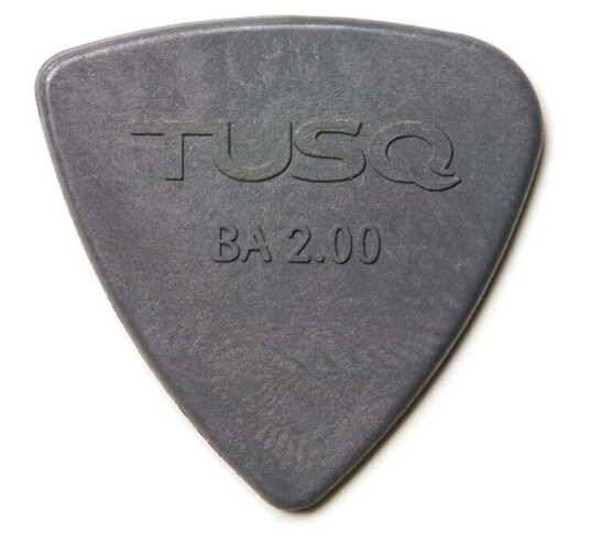 Graph Tech Tusq Bi-Angle Picks 2.00, 48 Pcs, Grey