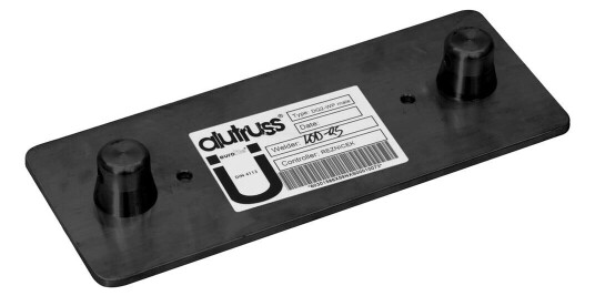 Alutruss Decolock Dq2-Wpm Wall Mounting Plate Male Bk