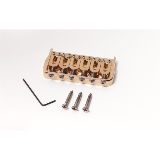 Hipshot Fixed Guitar Bridge For 6-String, .125" / 3.2 Mm - Gull