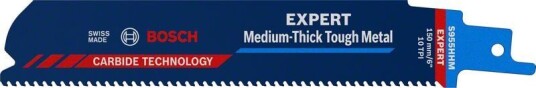 Bosch S 955 Hhm Medium-Thick Tigersågblad for Metall - 150 mm