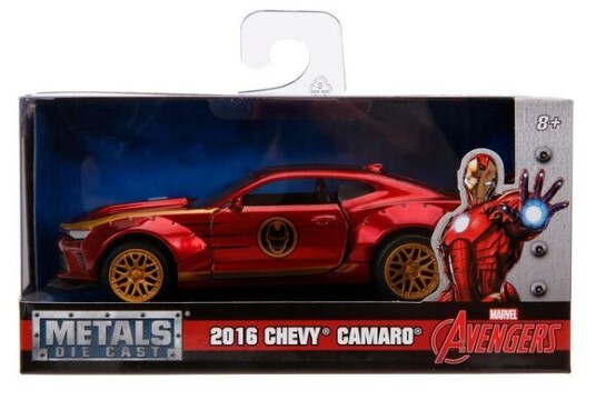 Bil Iron Man Chevy Camaro SS 1:32 metall Bil Iron Man Chevy Camaro SS 1:32 metall