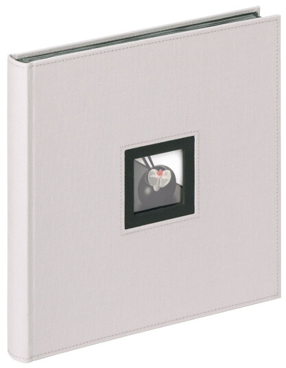 Walther Black & White Grå - 30x30 Cm (50 Sorte Sider)