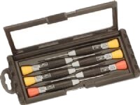 Bahco Presisjons Skrutrekkersett 6 deler med Spor 1,5-3 mm Håndverktøy Bahco Presisjons Skrutrekkersett 6 deler med Spor 1,5-3 mm Håndverktøy