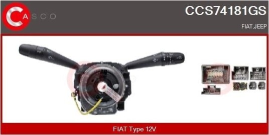 Bryter komplett rattstamme CASCO CCS74181GS Bryter komplett rattstamme CASCO CCS74181GS