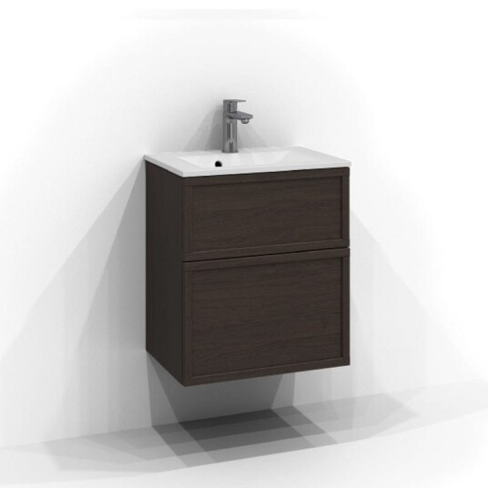 Svedbergs Poem Ramme Servantskap Slimd35 med 2 Skuffer Brun ask / 50cm Push Open SV-3355452-P Svedbergs Poem Ramme Servantskap Slimd35 med 2 Skuffer Brun ask / 50cm Push Open SV-3355452-P