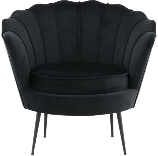 Nice lenestol velour svart.