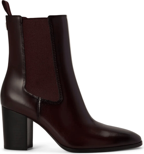 Lauren Ralph Lauren Glazed Calf Rlyn Bte Hl Bo Bte Burgundy 40