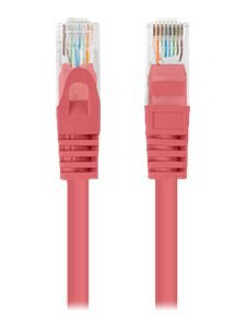 Lanberg Koblingskabel Rj-45 Hann Til Rj-45 Hann 50 Cm 5.4 Mm U/Utp Uskjermet Cat 6 Med Støvel Uten Hindringer Up To 10 Gbps Data Transfer Rate Ral 3017 En Pakke 10