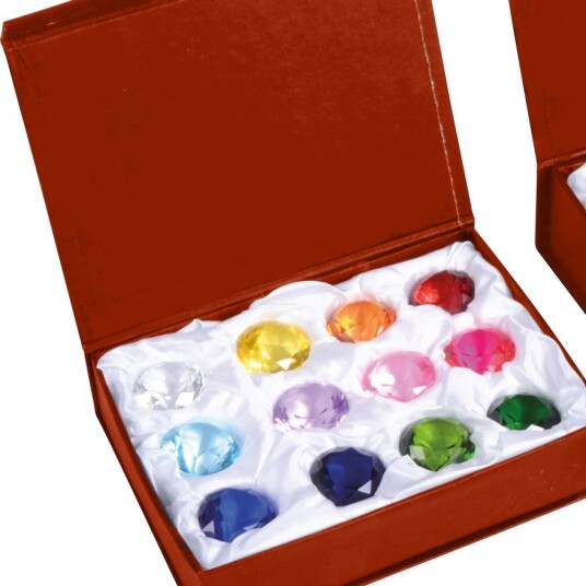 eduplay Diamanter Ø3 cm. Sett med 12 stk.