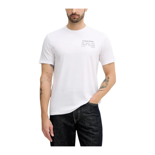 Calvin Klein Jeans Herre Topper Hvit L Calvin Klein Jeans Herre Topper Hvit L