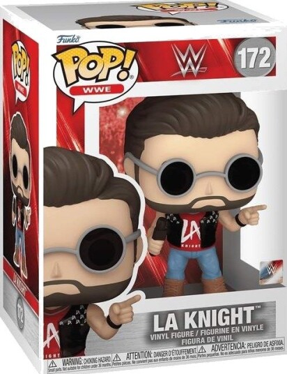 Northix WWE LA Knight Funko Pop! Vinylfigur samleleketøy