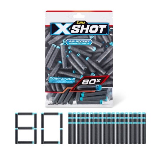Zuru X-Shot Excel Skumpiler 80stk Zuru X-Shot Excel Skumpiler 80stk