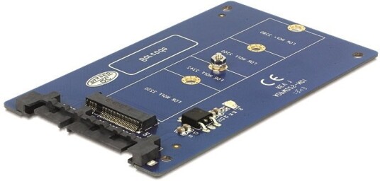 Delock M.2 NGFF SATA 22 Pins Adapter for Harddisk Lagringskontroll
