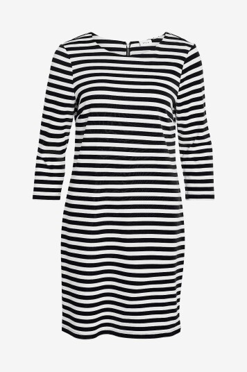 Vila - Kjole viNinny 3/4 O-neck Dress - Svart