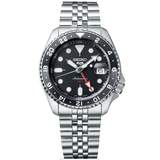 Seiko 5 Sports Automatic GMT SSK001K1 Herre 43 mm Analog Automatisk Hardlex Crystal Mineralglass Seiko 5 Sports Automatic GMT SSK001K1 Herre 43 mm Analog Automatisk Hardlex Crystal Mineralglass