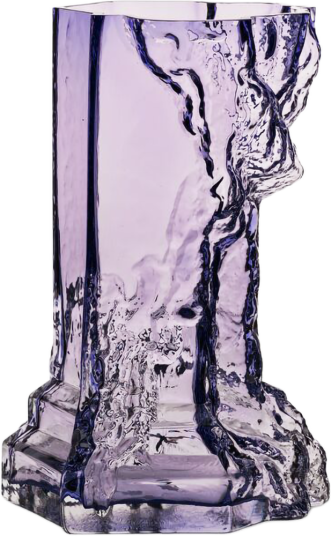 Kosta Boda Rocky Baroque vase 25 cm Fiolett