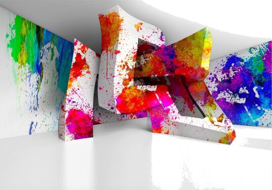 Fototapet Three-Dimensional Shapes 350x245 - Artgeist sp. z o. o.