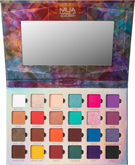 MUA Makeup Academy Kaleidoscope XTRA 24 Shade Eyeshadow Palette Eyesha