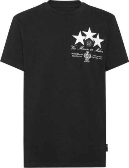 Philipp Plein Herre Topper Svart M,
