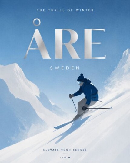 Plakat Åre Skiopplevelse