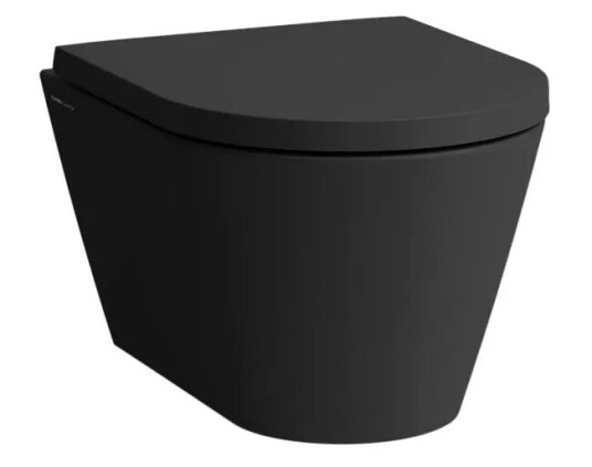 LAUFEN KARTELL KOMPAKT VEGGSKÅL RIMLESS 49X37 CM MATT SORT LAUFEN KARTELL KOMPAKT VEGGSKÅL RIMLESS 49X37 CM MATT SORT