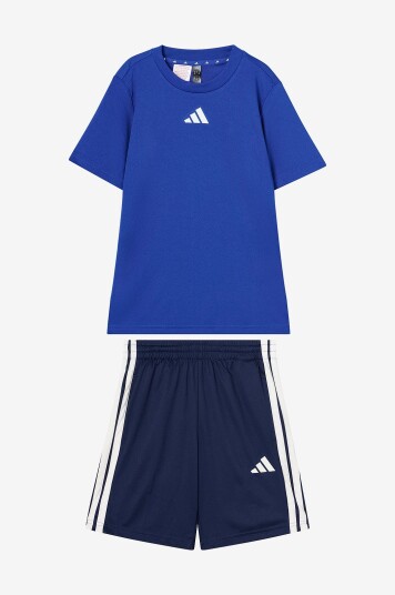 Adidas Sport Performance Treningssett J Tr Es 3S Set Blå Adidas Sport Performance Treningssett J Tr Es 3S Set Blå