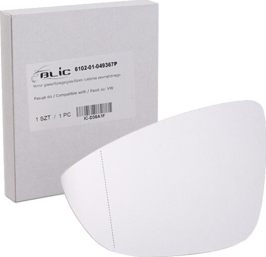 Speilglass, ytterspeil BLIC 6102-01-049367P