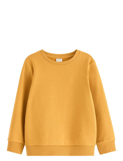 Lindex Sweatshirts Solid Basic Yellow 110