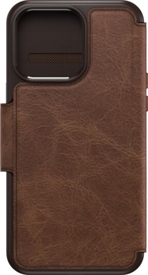 Otterbox Strada MagSafe -plånboksfodral, iPhone 15 Pro Max, brun.