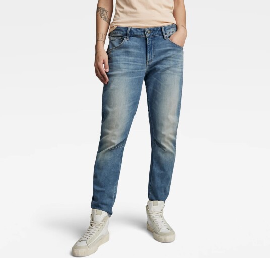 G-Star RAW Arc 3D Mid Waist Skinny Jeans Medium blue Women 31-32 Medium blue female G-Star RAW Arc 3D Mid Waist Skinny Jeans Medium blue Women 31-32 Medium blue female