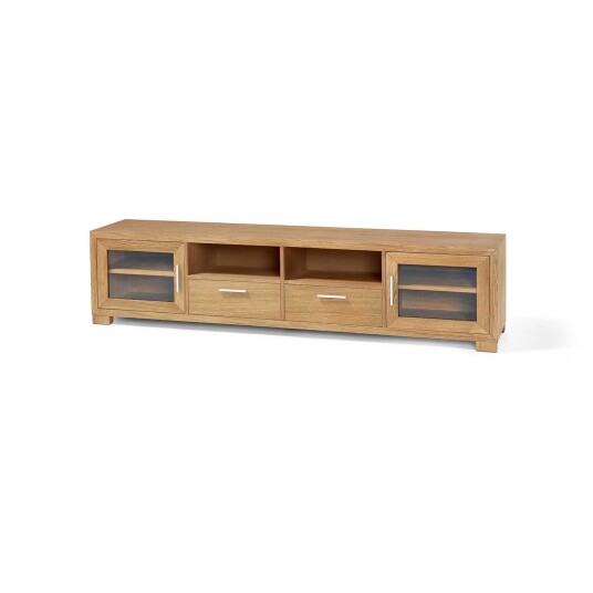 Torkelson Cubio mediebenk Oljet eik 214 x 52 cm Natur