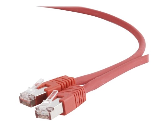 Cablexpert Koblingskabel Rj-45 Hann Til Rj-45 Hann 3 M S/Ftp Cat 6A Formstøpt Halogenfri Rød
