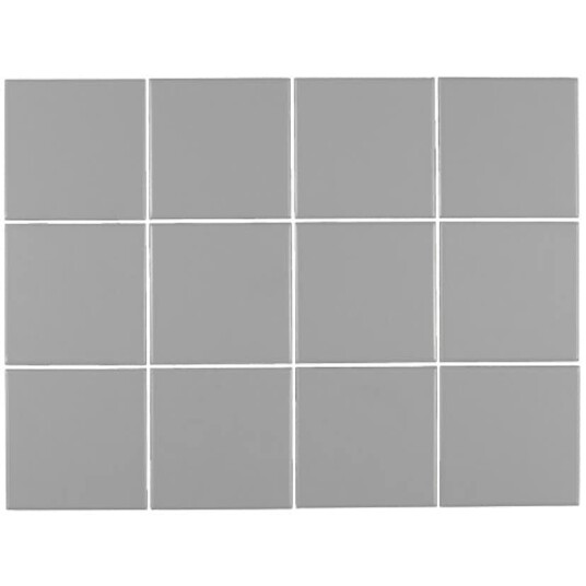 Klinker Arredo Unicolor Mid Grå 10x10 cm Klinker Arredo Unicolor Mid Grå 10x10 cm
