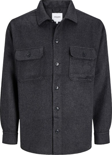 Jack & Jones - Overtreksskjorte jjeBradley Ollie Overshirt - Svart Jack & Jones - Overtreksskjorte jjeBradley Ollie Overshirt - Svart