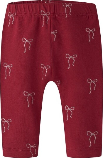Name It Leggings - NbfRatia - Rød Dahlia - Name It - 50 - Leggings Bordeaux