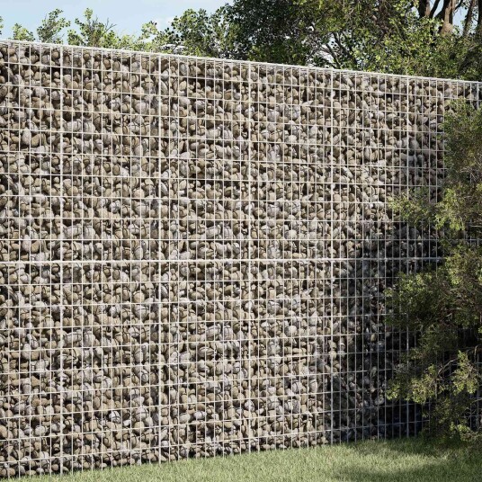 vidaXL Gabion med 3,5 mm tråd og 5x10 cm mesh 100x30x200 cm vidaXL Gabion med 3,5 mm tråd og 5x10 cm mesh 100x30x200 cm