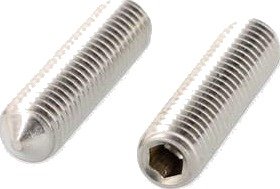Schäfer & Peters 4027425 16 Stoppskrue MS6SS A4, ISO 4027 (DIN 914) M2,5 x 16 mm, 500-pakning, Innfesting