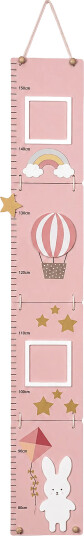 JaBaDaBaDo Growth Chart Bunny Pink ONE SIZE