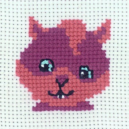 Permin Broderisett Ekorn 8x8cm