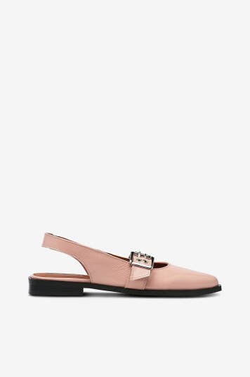 Bianco Slingbackser biaVictoria Single Buckle Rosa