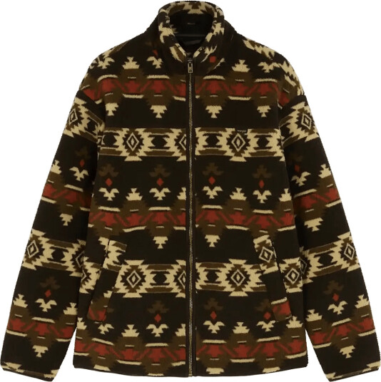 Wrangler Sherpa Fleece Jacket Brown XXL