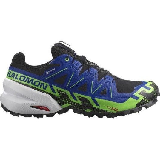 Salomon Spikecross 6 Gtx Black/Surf The Web/Green Gecko Black/surf The Web/green Gecko 38 2/3
