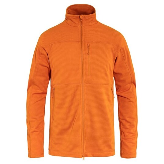 Fjellreven Abisko Lite Fleece Jacket M Sunset Orange XXL