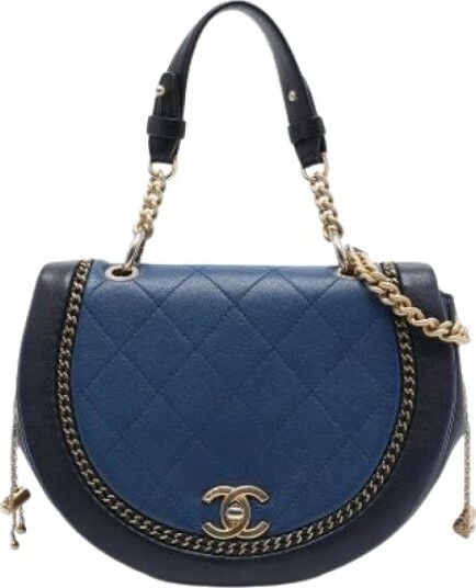 Chanel Vintage Dame Pre owned Blå ONE SIZE,