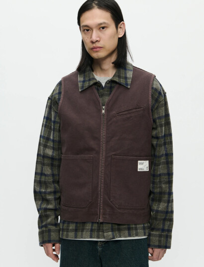 WOOD WOOD Wwbo Vest 25197 - Brown - L WOOD WOOD Wwbo Vest 25197 - Brown - L