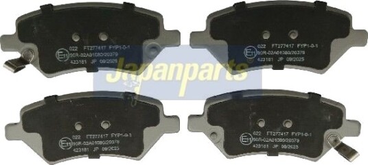 Bremseklosser JAPANPARTS PA-022AF