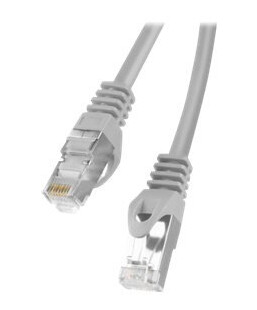 Lanberg Koblingskabel Rj-45 Hann Til Rj-45 Hann 5 M Foliebelagt Uskjermet Tvinnet Kabelpar F/Utp Cat 6 Flertrådet Formstøpt Uten Hindringer Ral 7035 Grå