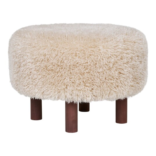 Inverness puff Ø50 cm brun. Inverness puff Ø50 cm brun.