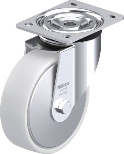 Blickle 738239 L-Po 160K-Fa Hjul, Hjuldiameter 160 Mm, Bæreevne (Maks.) 400 Kg, 1 Stk