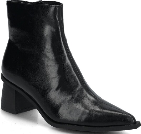 Bianco Bialeonora Short Zip Boot Faux Leather BLACK PRATIA 38